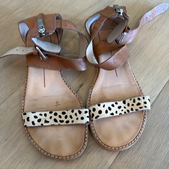 Dolce Vita sandals zip up back side buckle sz 6 Anthropologie - Picture 4 of 7